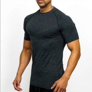 Alphalete Zenith Shirt Grey Short Sleeve